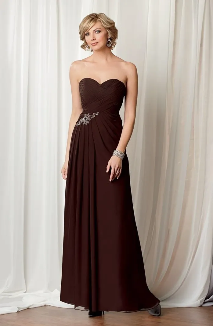 ---Cheap Mother of the Groom Formal Dress with jacket made on chiffon with decorations--