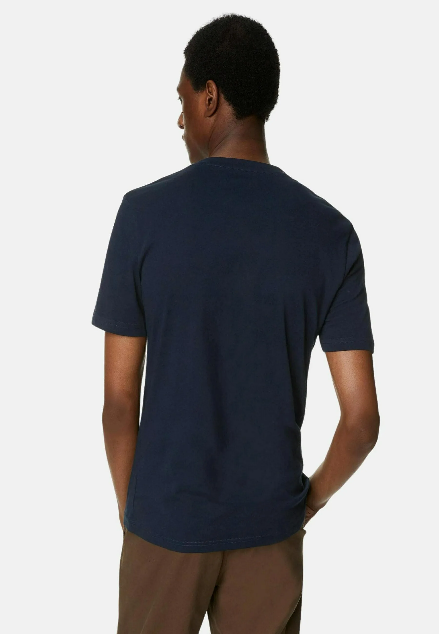 3 PACK PURE COTTON SLIM FIT CREW NECK - T-shirt basic