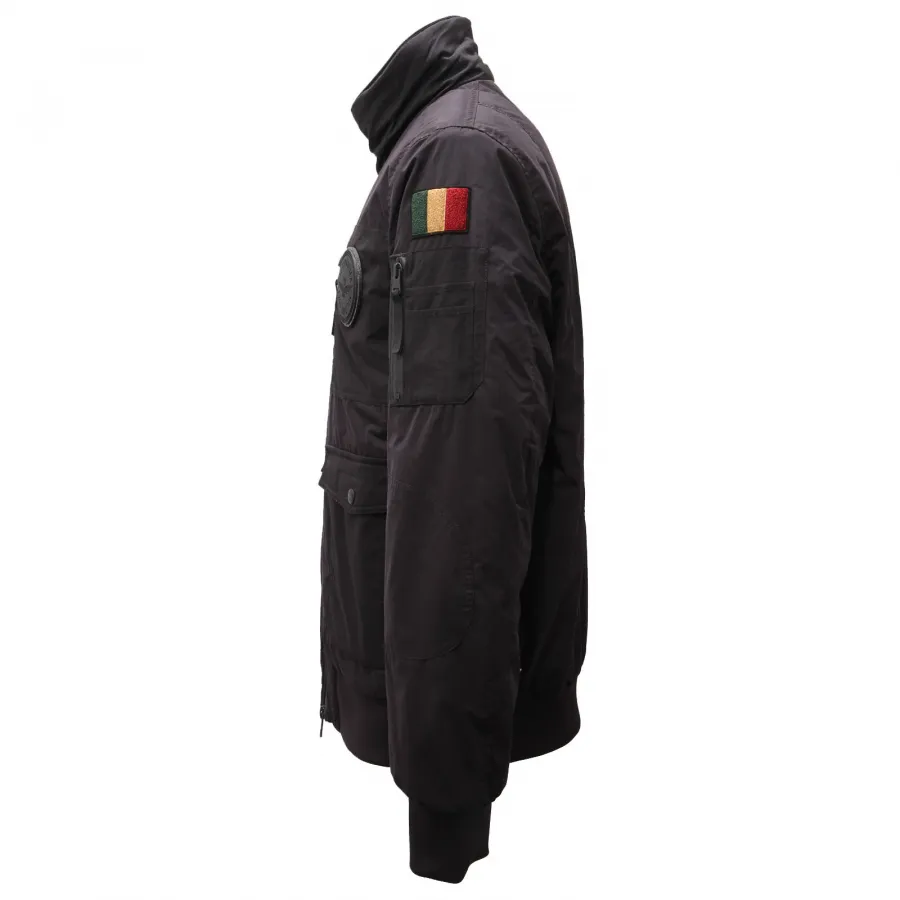 4412AE giubbotto uomo AERONAUTICA MILITARE giubbino black jacket man
