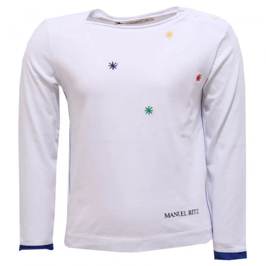 5076W maglia bimbo MANUEL RITZ boy cotton t-shirt kid