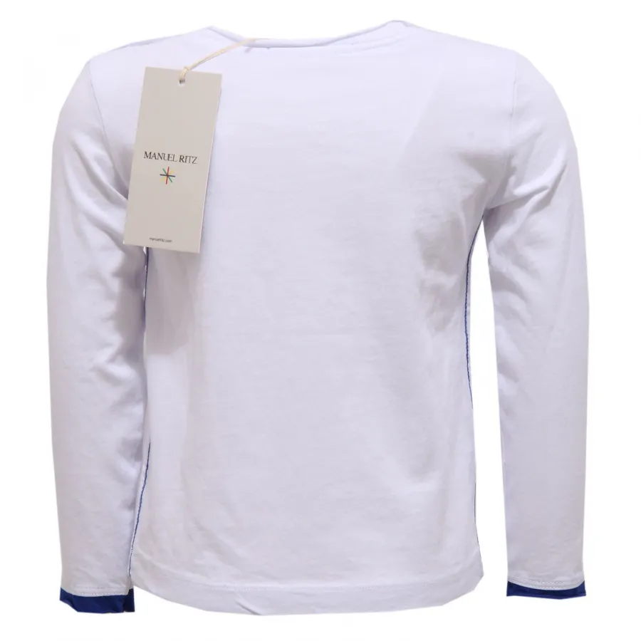 5076W maglia bimbo MANUEL RITZ boy cotton t-shirt kid