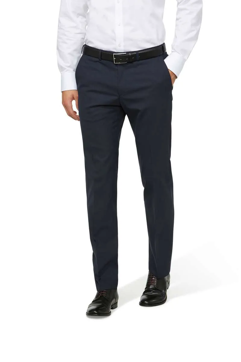 Abito blu micro disegno Digel slim fit lana stretch