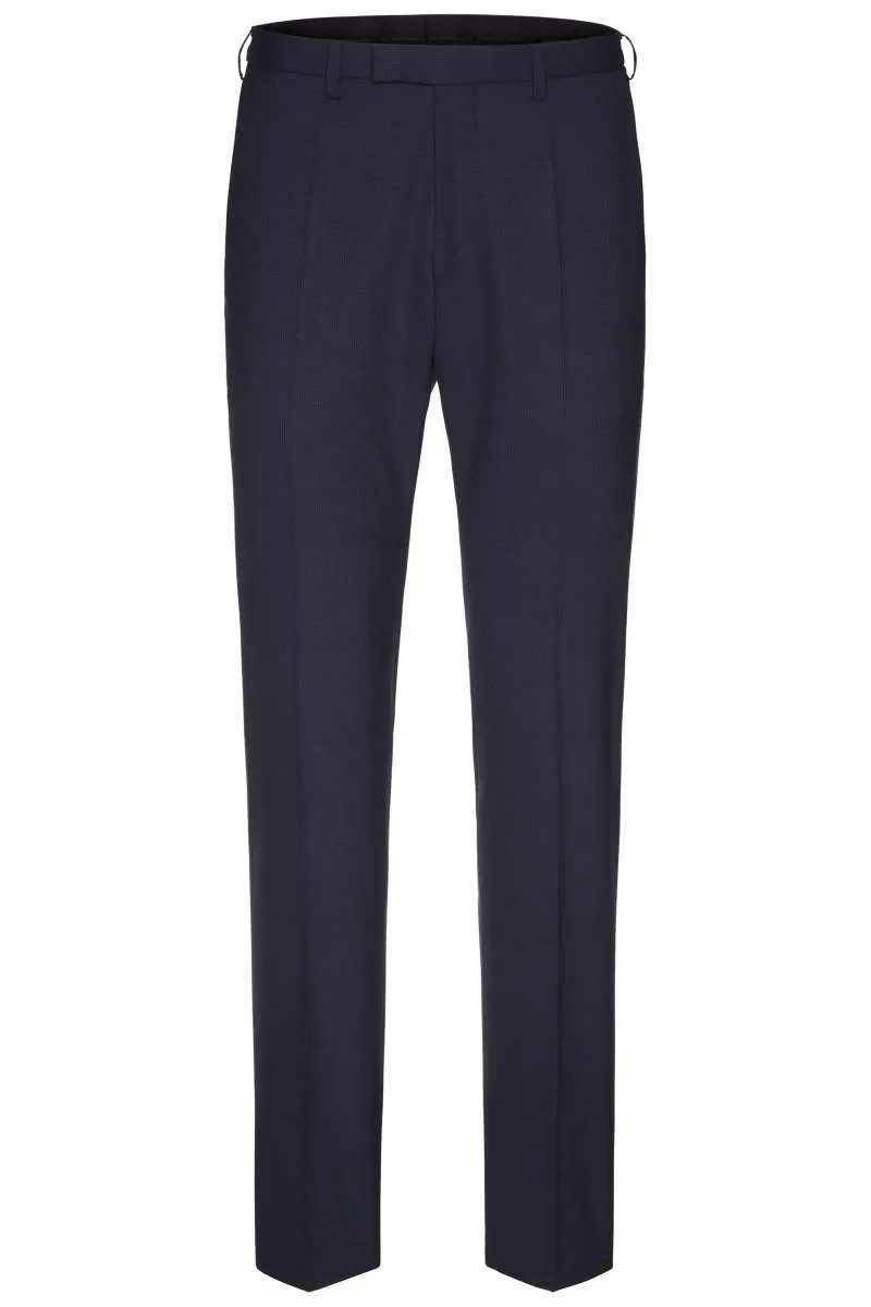 Abito blu micro disegno Digel slim fit lana stretch
