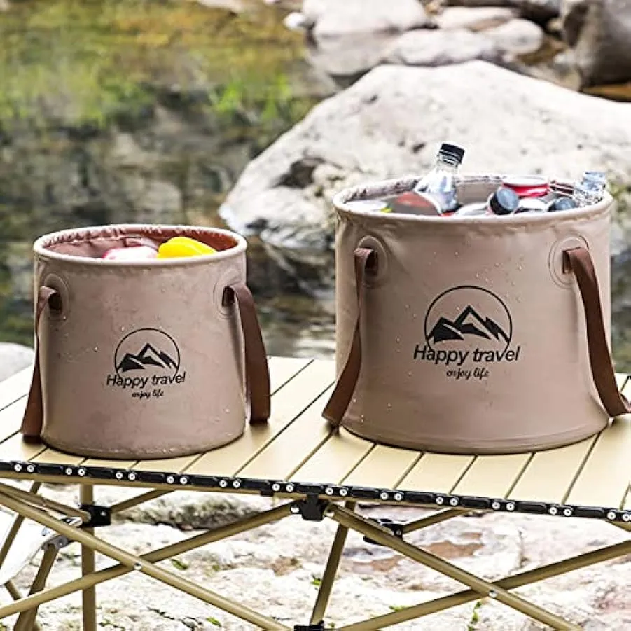 Accendino Acceso Giardino pieghevole Bucket 20L Bucket Water Storage Contenitori per la pesca Camping Waterproof Folding Contain