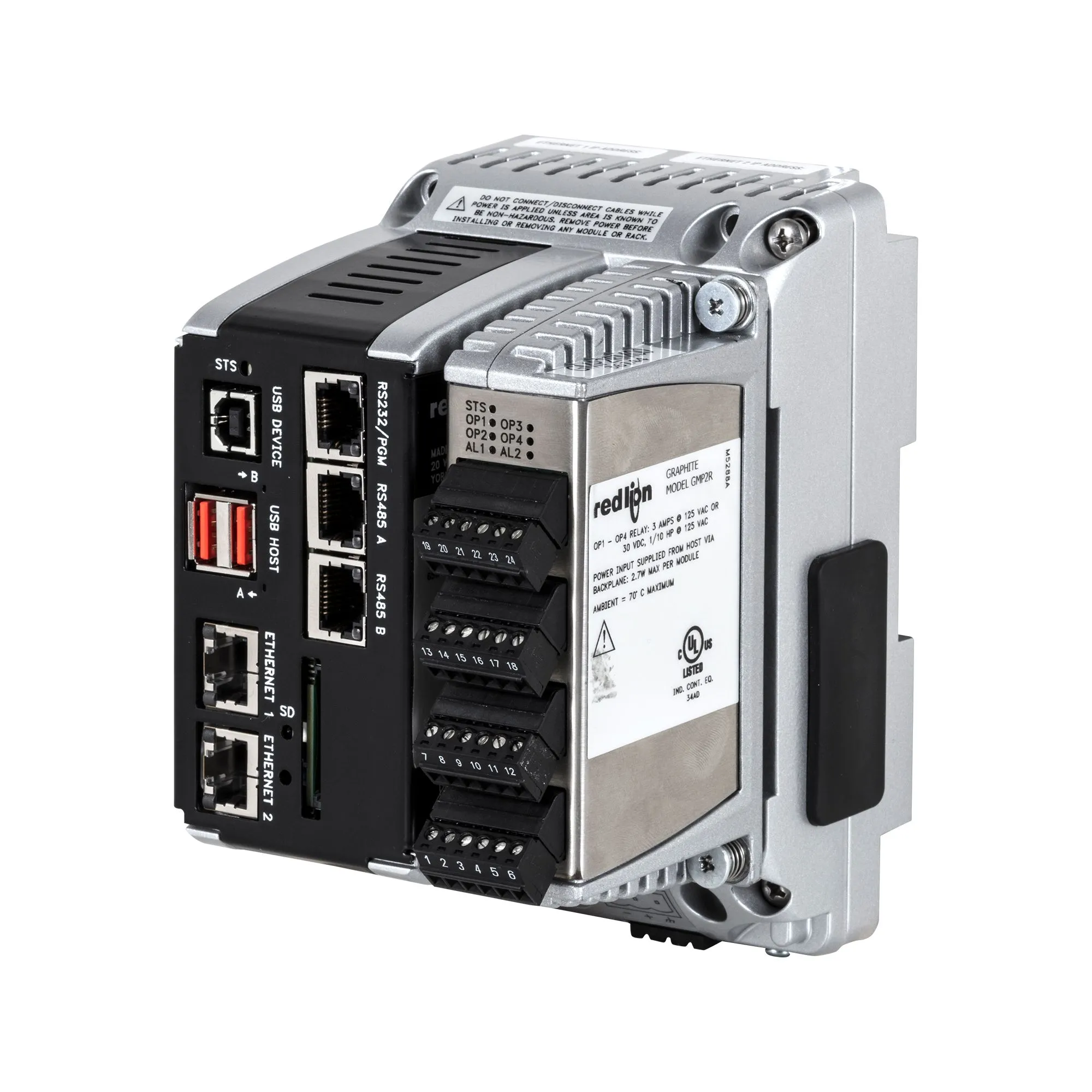 Acquisizione dati Red Lion GRAC0001, Ethernet, USB
