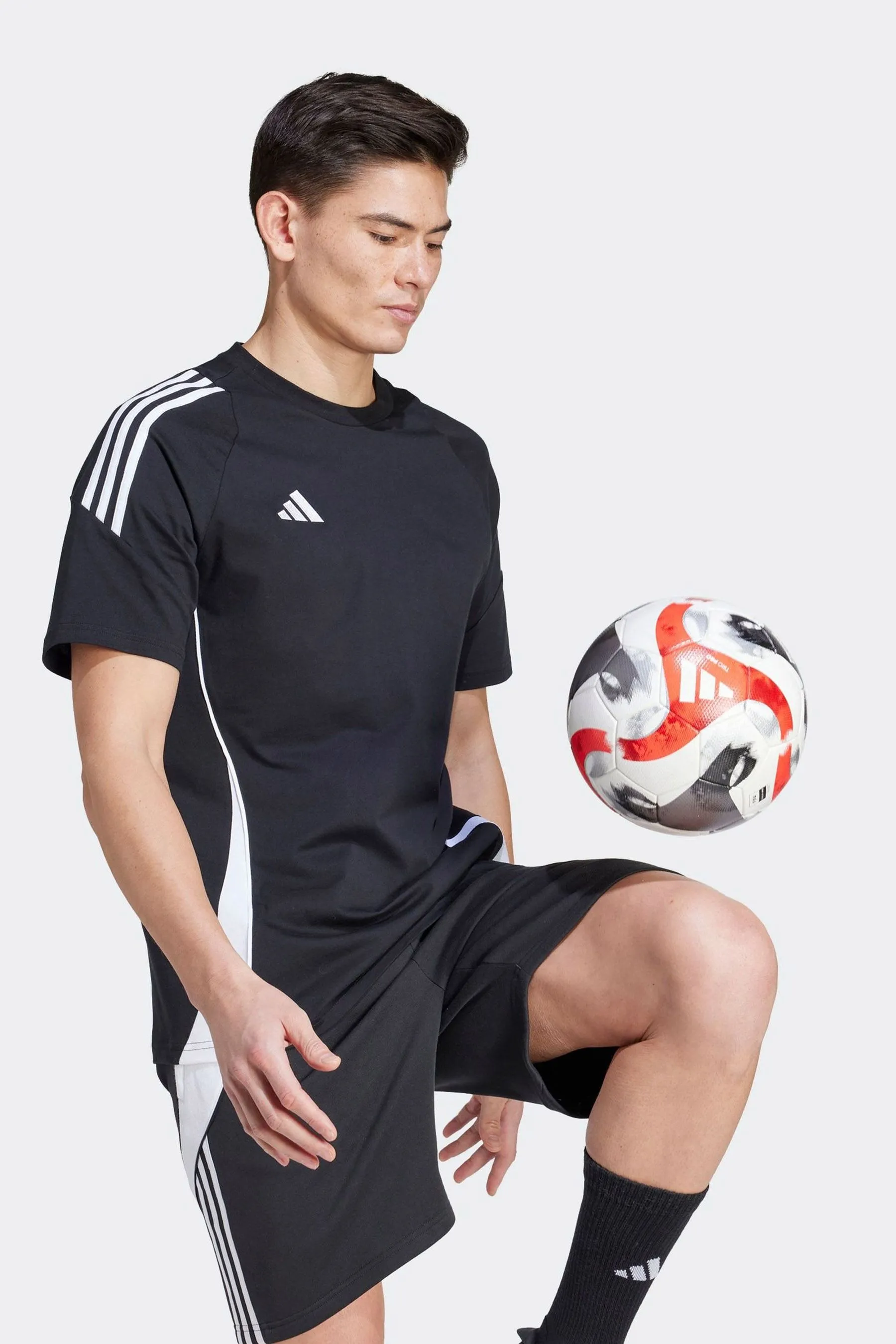 adidas 100% Cotton Tiro 24 Sweat T-Shirt    