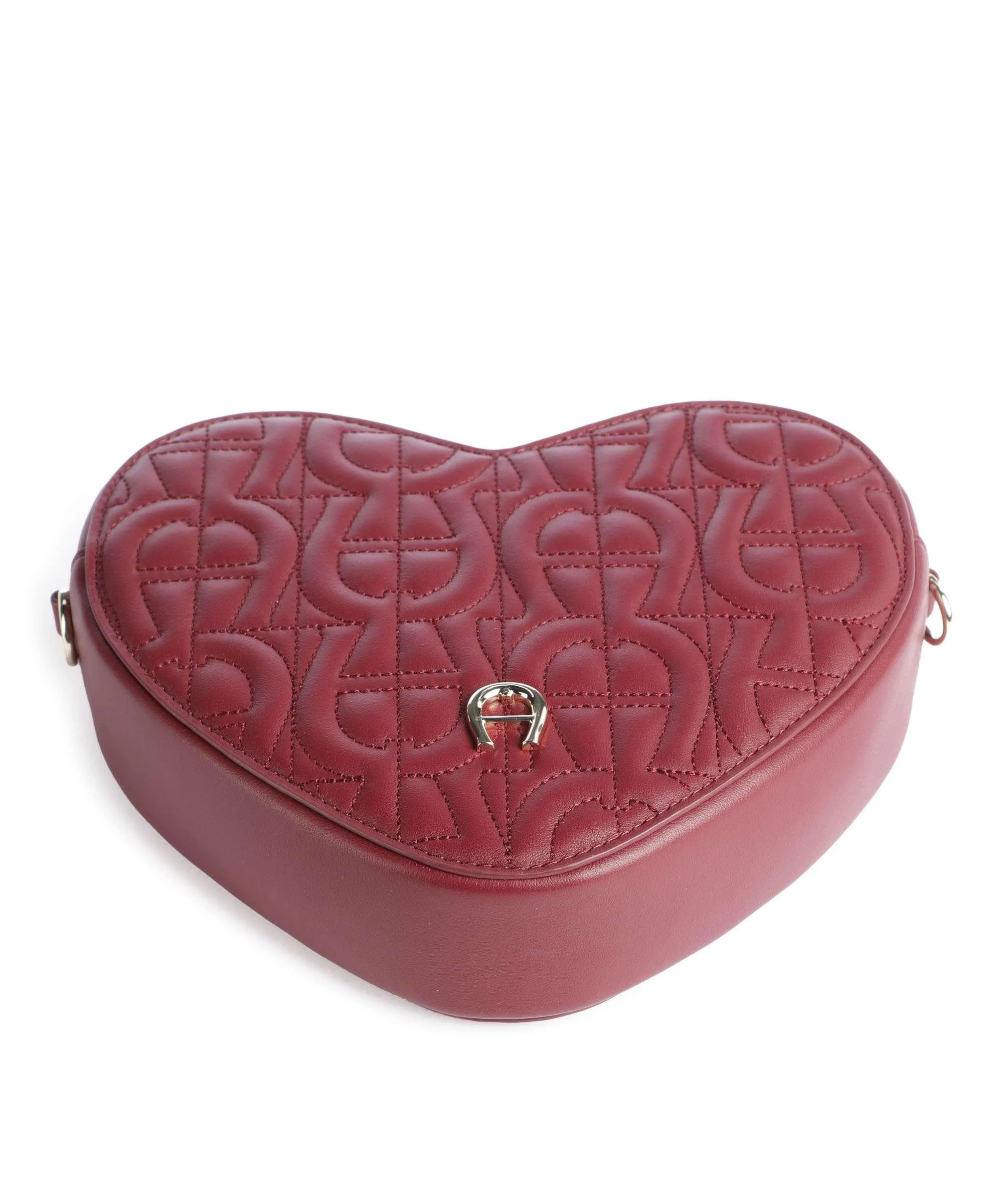  Aigner Fashion Borsa a tracolla pelle di vacchetta finemente grana rosso scuro  