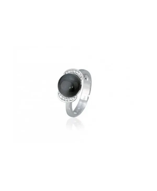Anello Mabina Occhio di Gatto Nero