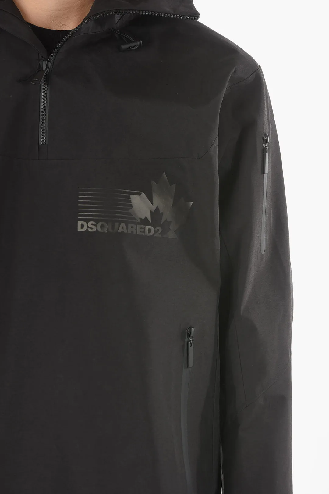 Anorak Ultraleggero a Tinta Unita con Cappuccio