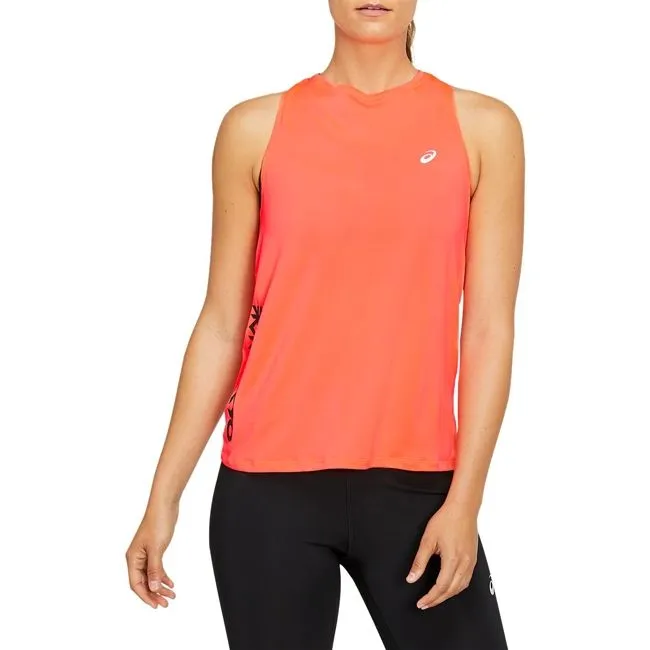 Asics T-Shirt Future Tokio Tank Donna Corallo