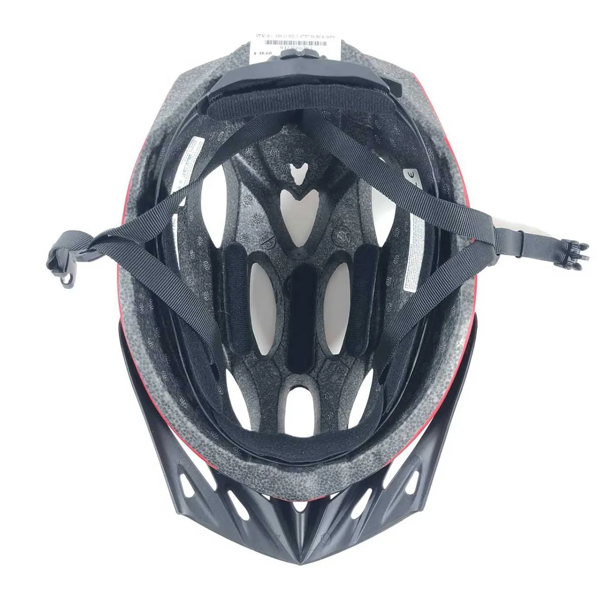 Atala casco bici 4teen colore nero rosso mis.58-62
