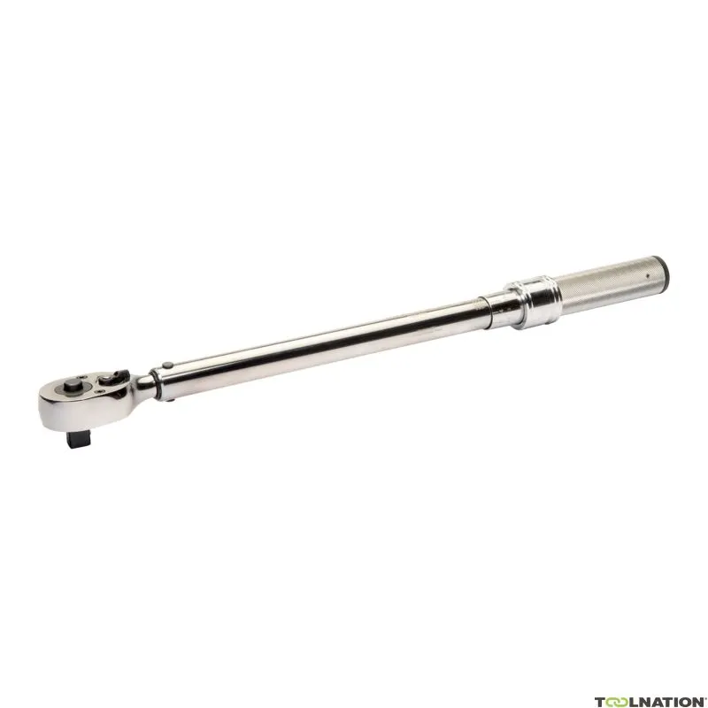 Bahco 7455-100 Chiave dinamometrica a scatto regolabile meccanicamente con scala graduata e testa a cricchetto fissa