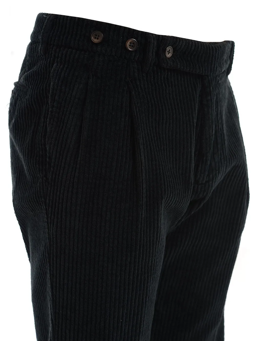Berwich Pantalone Nero Uomo