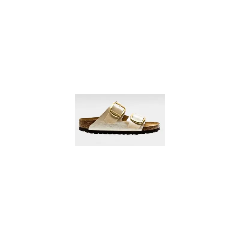 Birkenstock Arizona Big Buckle Graceful Pearl White Narrow Fit Donna