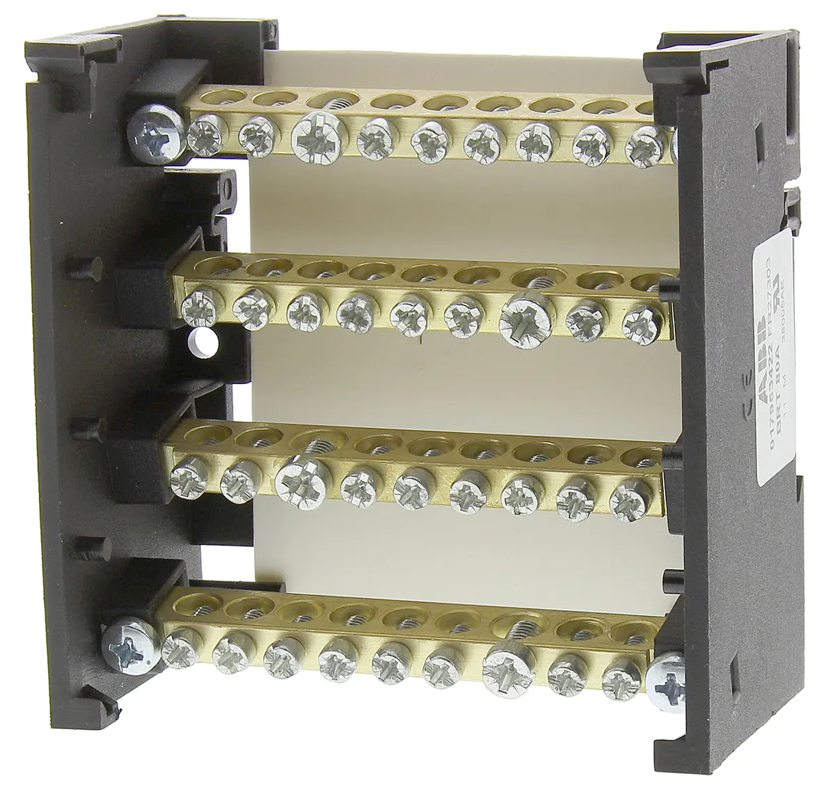 Blocco di distribuzione, Entrelec, 8 vie 80A, 600 V