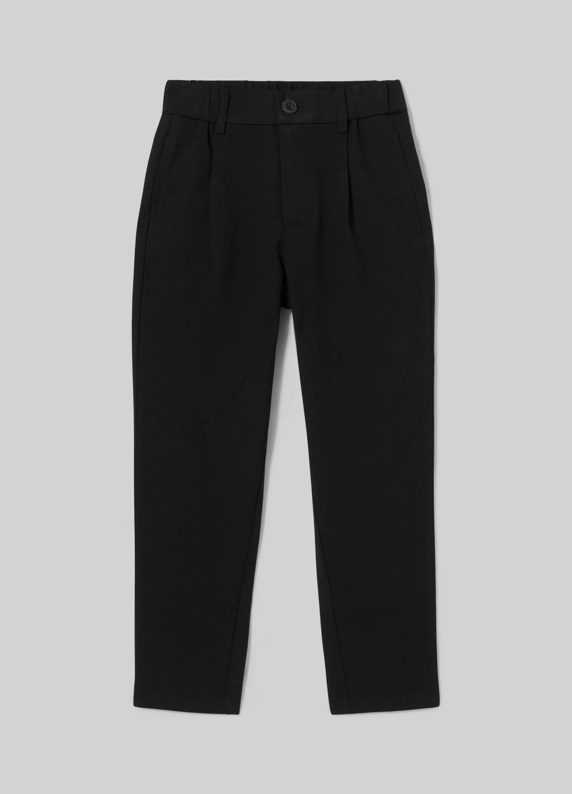 BLUKIDS  Jogger in tessuto modello chino bambino