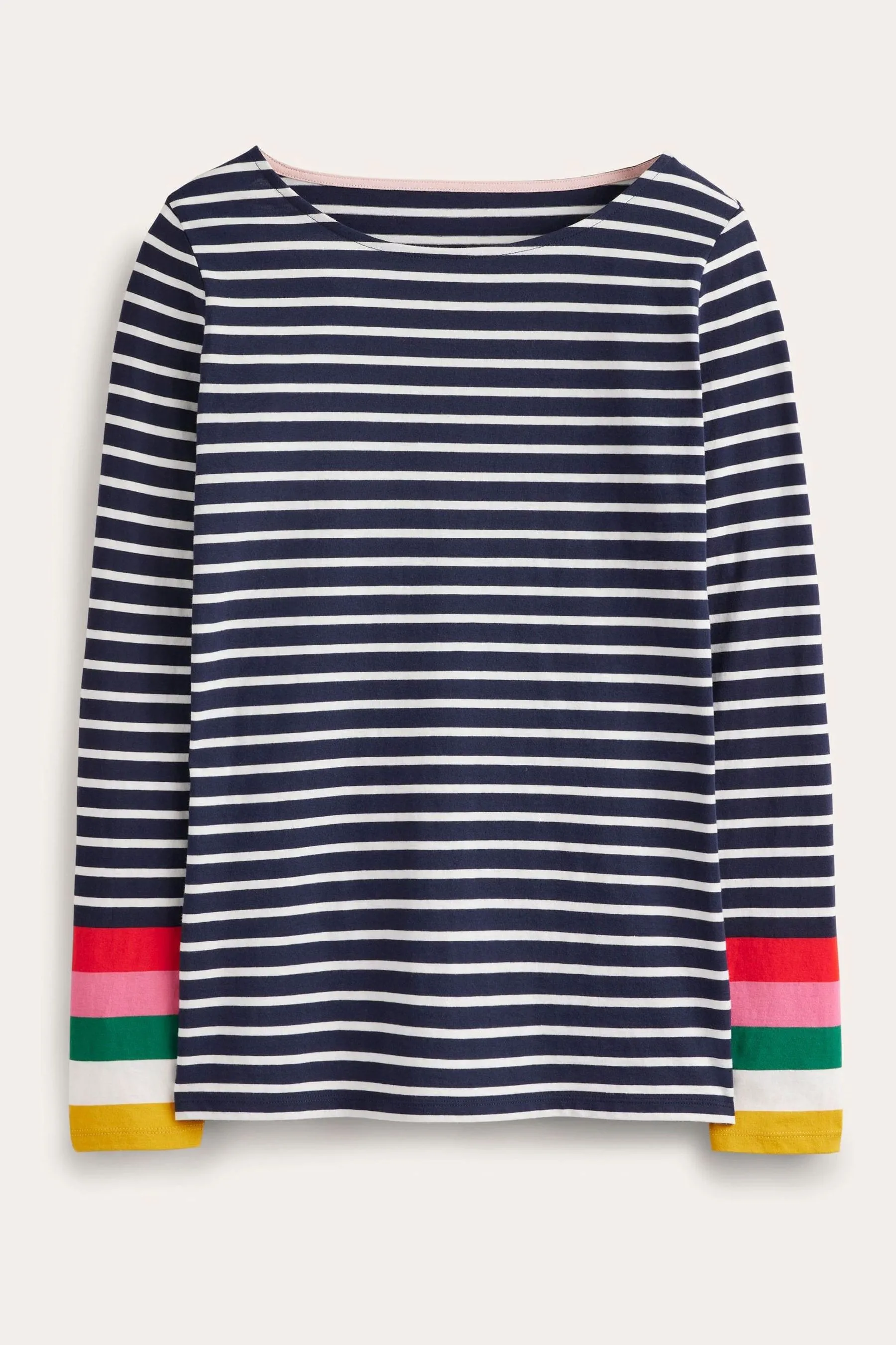 Boden 100% Cotone Top Bretone a Maniche Lunghe    