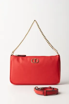Borsa a tracolla media Mignon Rosso lacca