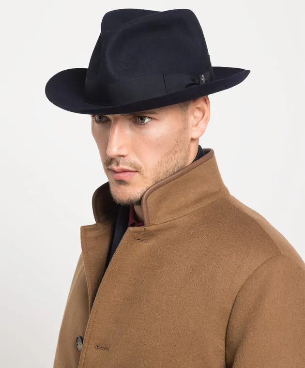 Borsalino Cappello blu 50 grammi 114665