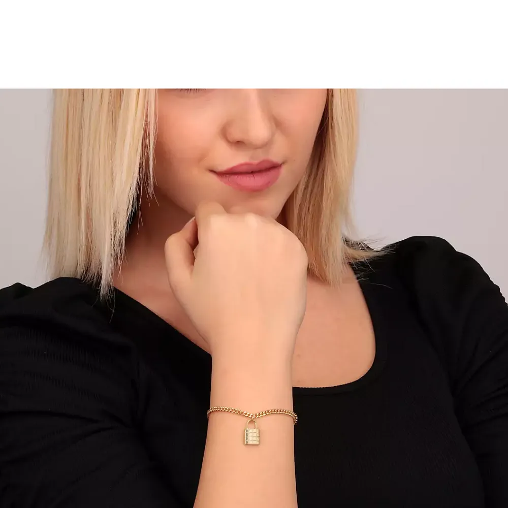Bracciale Con Lucchetto”Abbraccio” Morellat