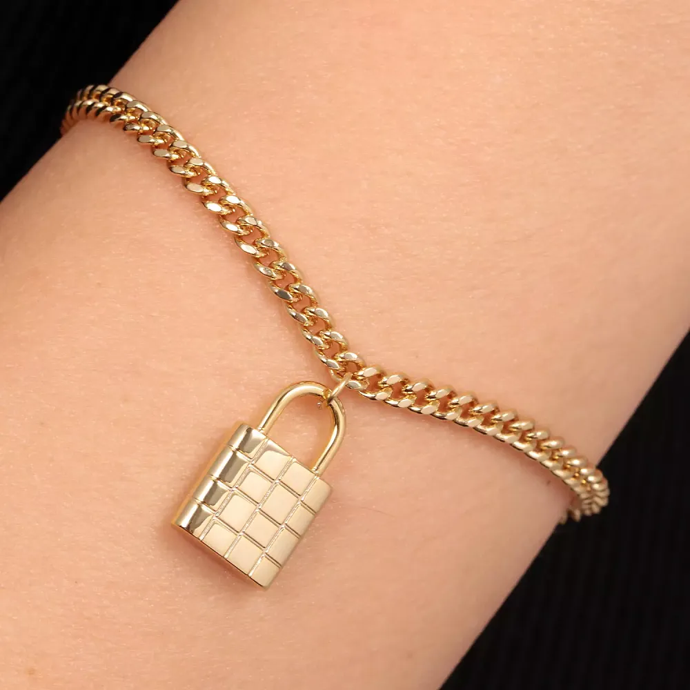Bracciale Con Lucchetto”Abbraccio” Morellat