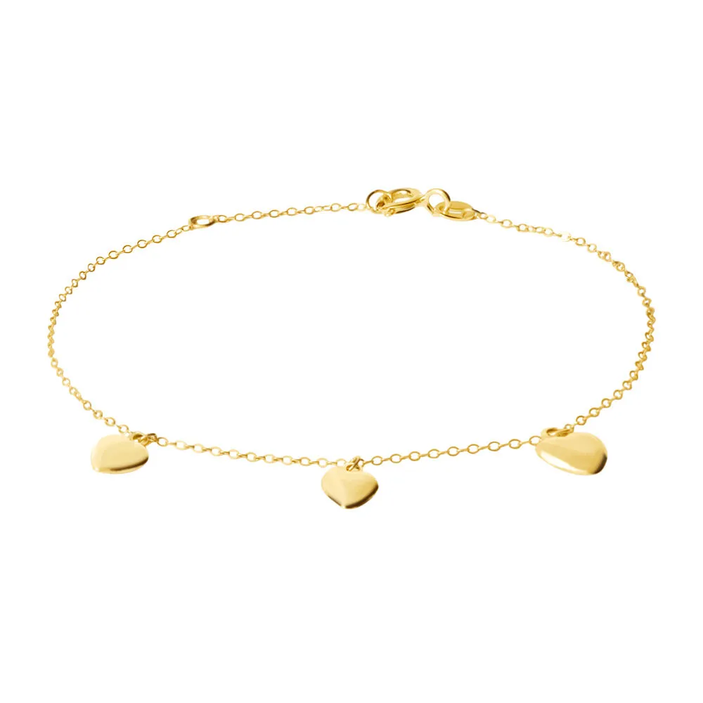 Bracciale Cuore Beverly Oro Giallo 375/1000 16 + 2 cm 1416169