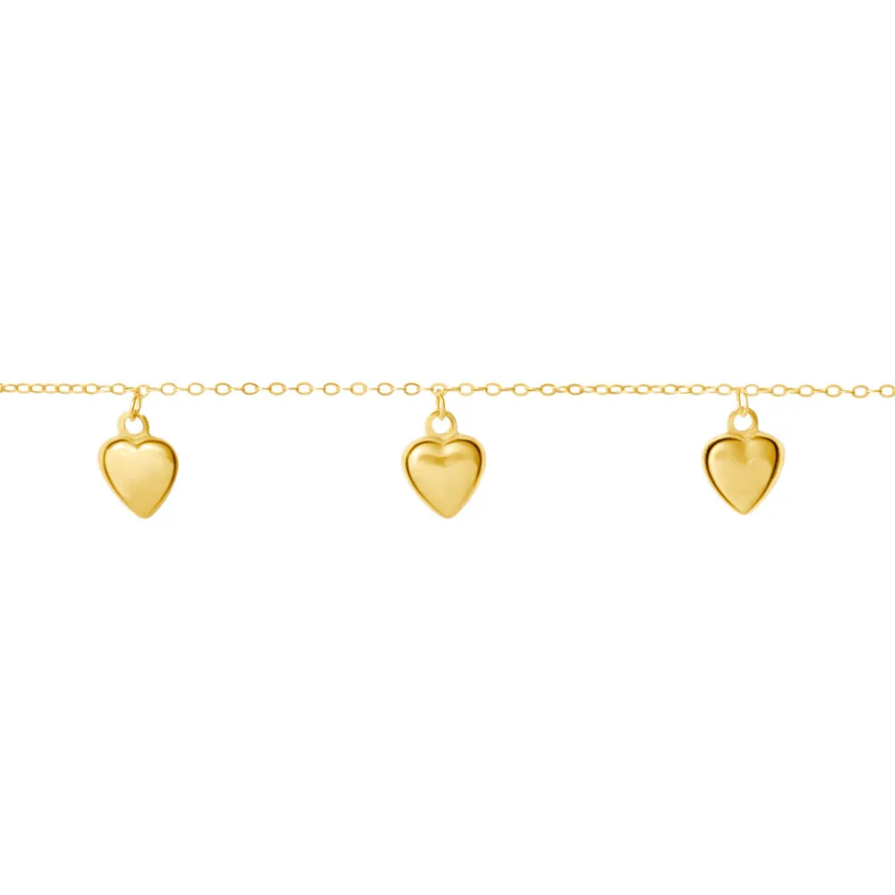 Bracciale Cuore Beverly Oro Giallo 375/1000 16 + 2 cm 1416169