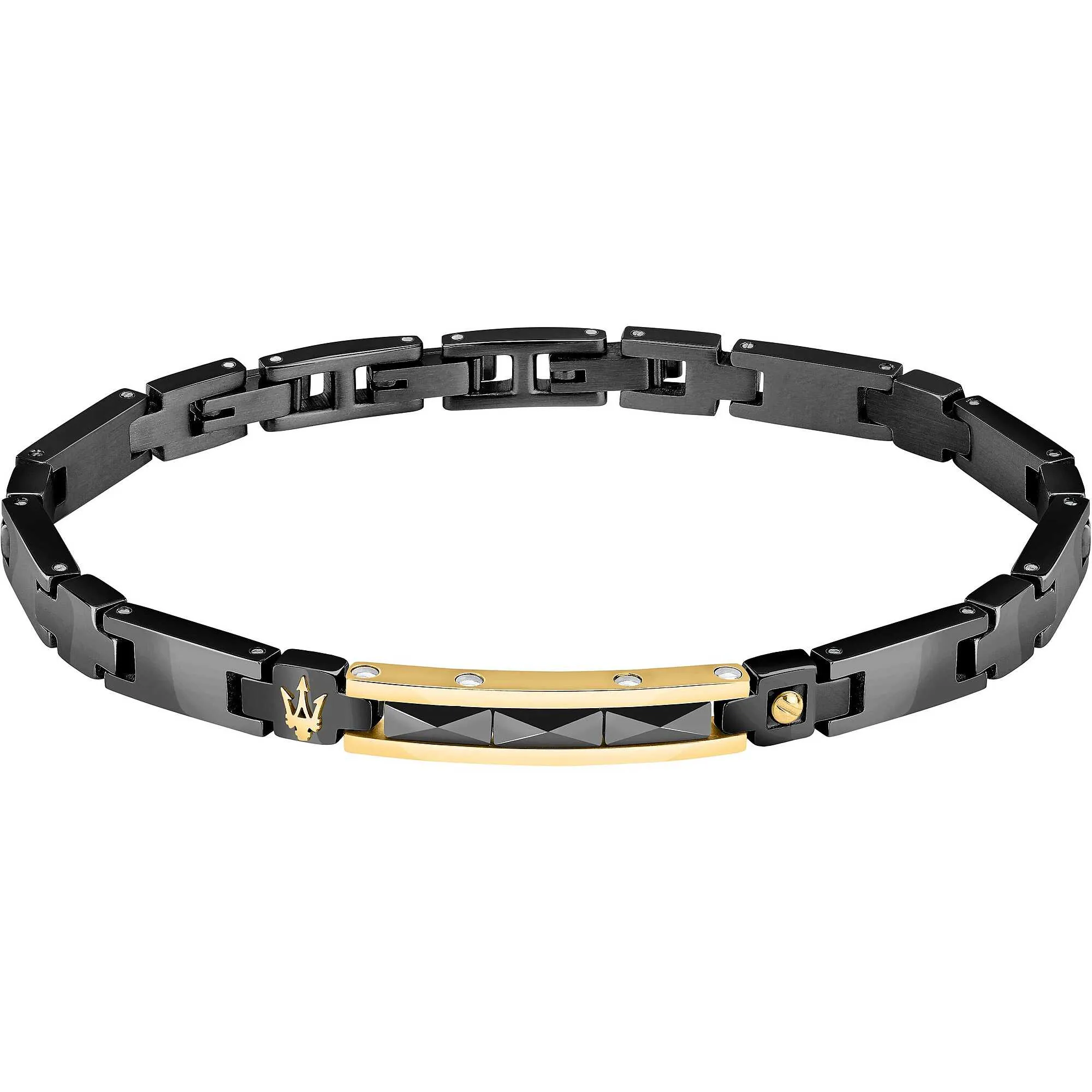 bracciale uomo gioielli Maserati Ceramic