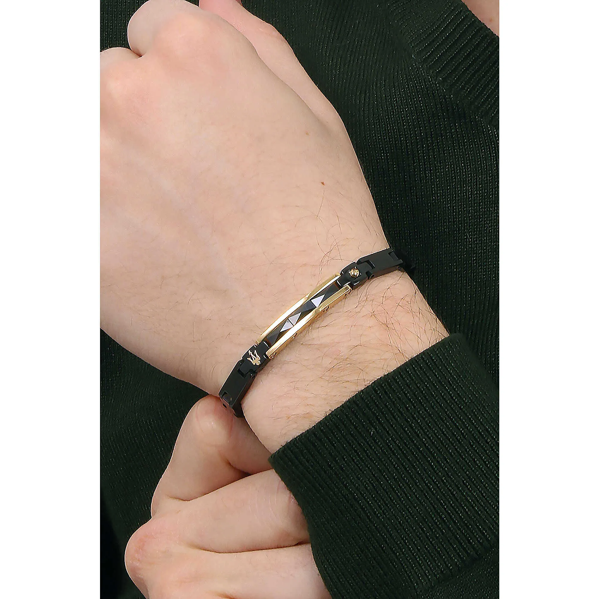 bracciale uomo gioielli Maserati Ceramic