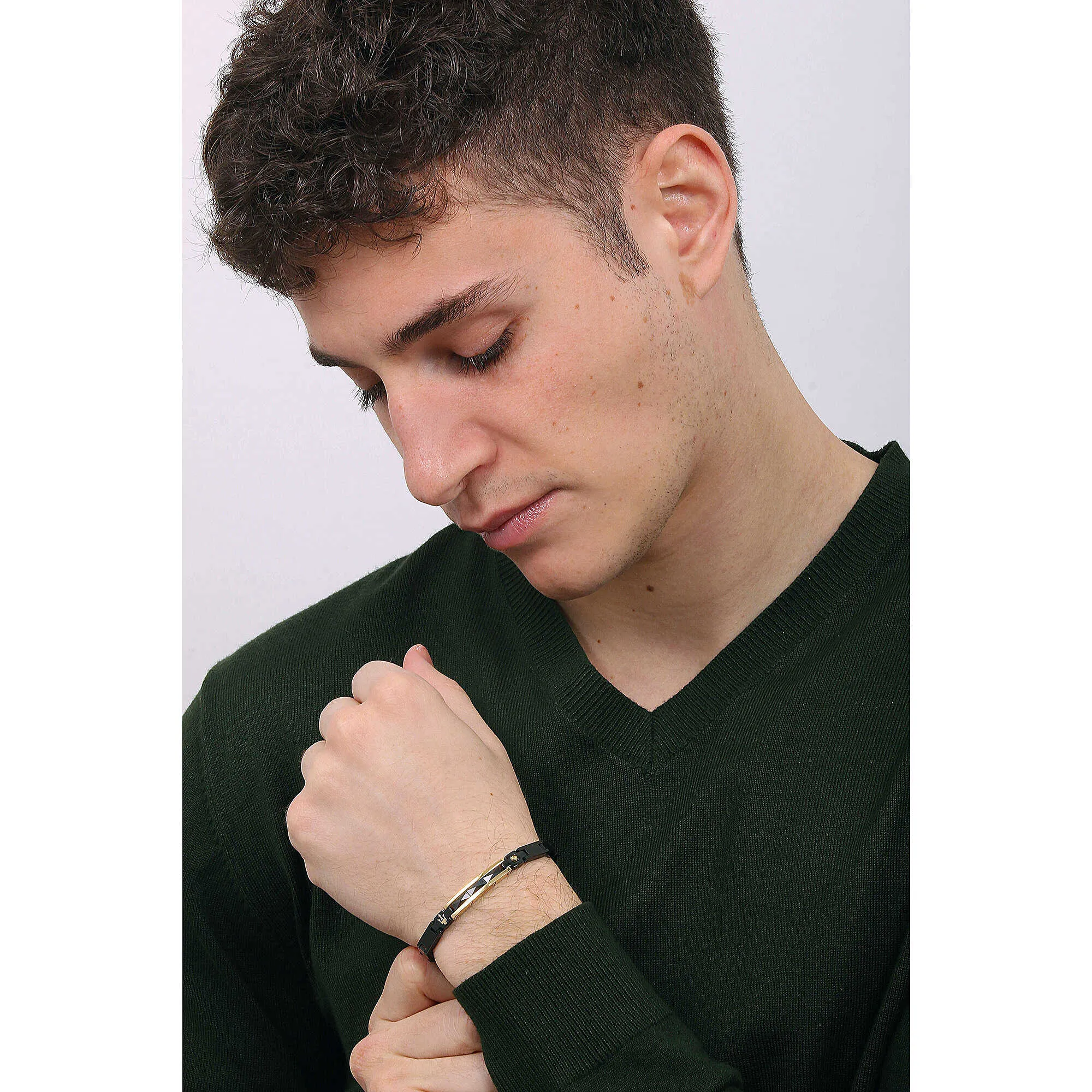 bracciale uomo gioielli Maserati Ceramic