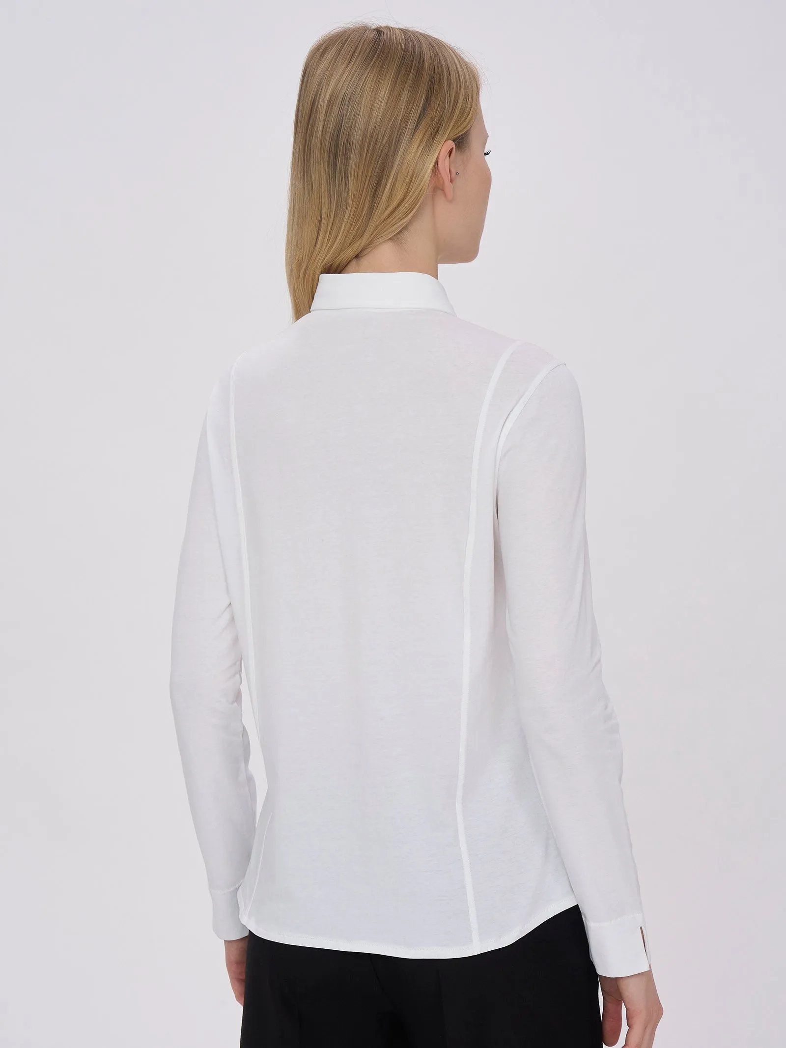 Camicia in Compact Ultralight - Bianco