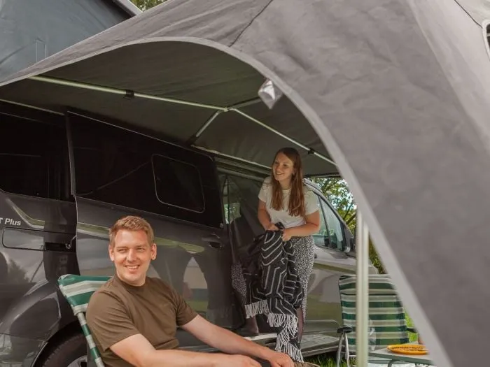 Campooz Travelling tendalino per caravan 260 cm - nero
