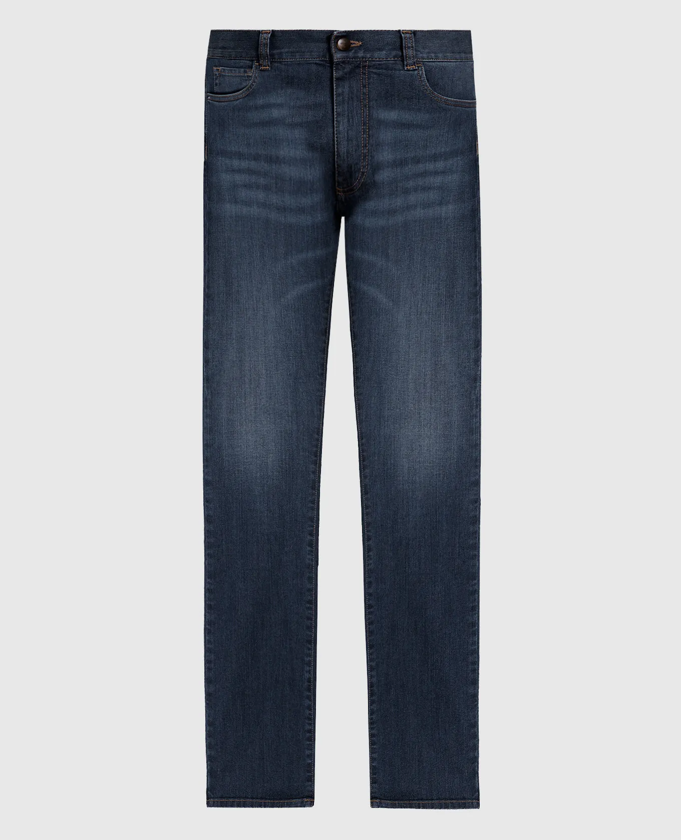 Canali Jeans blu con effetto used PD0000391700