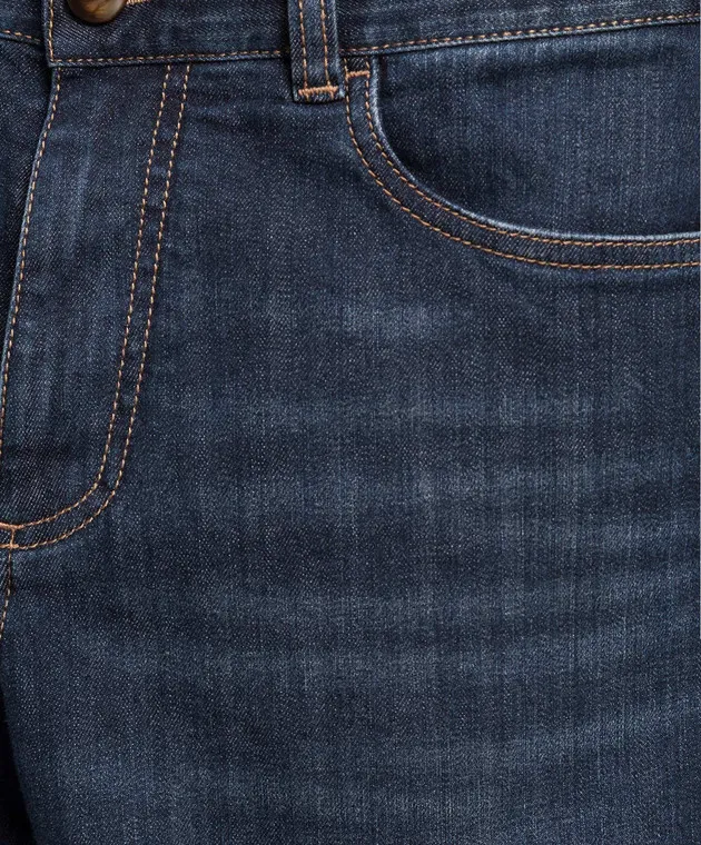 Canali Jeans blu con effetto used PD0000391700
