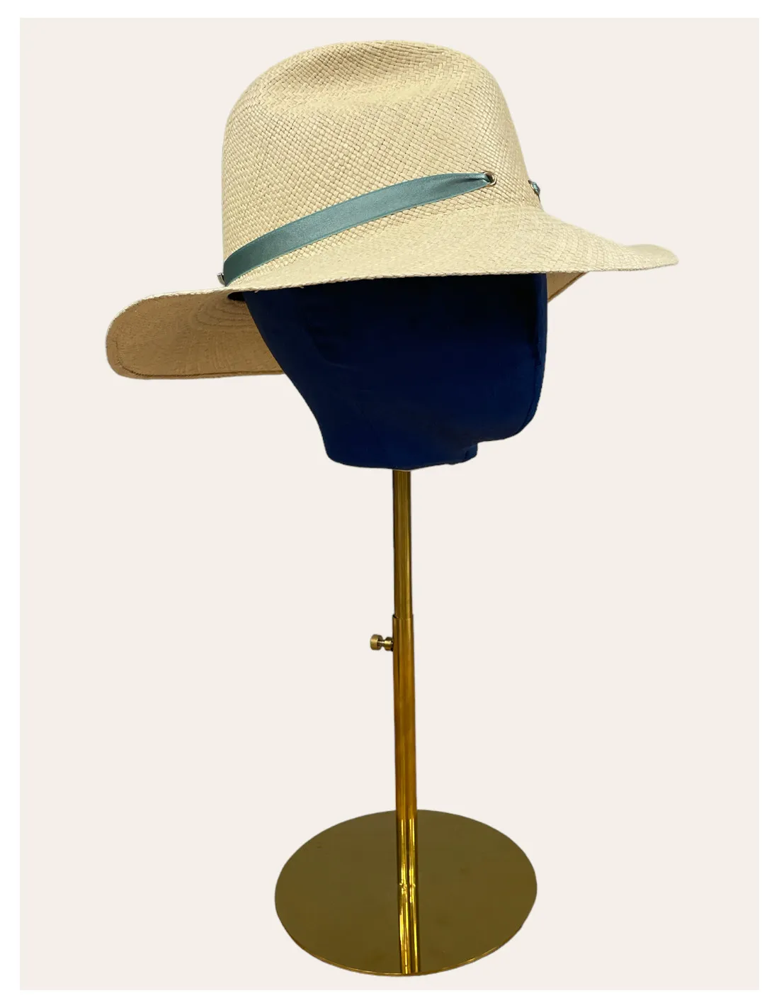 Cappello Borsalino Panama Quito Tesa Larga Cinta in Raso