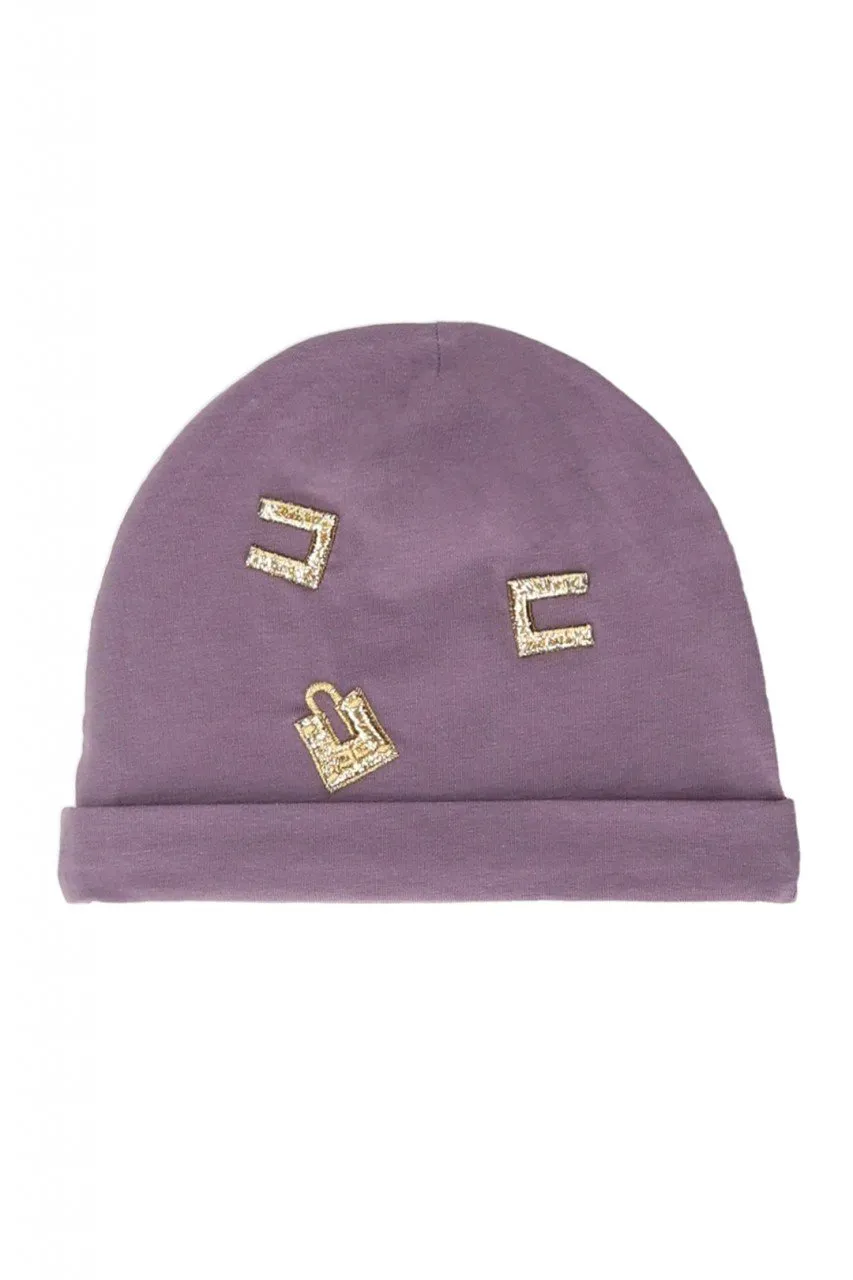 Cappello con ricamo CANDY VIOLET