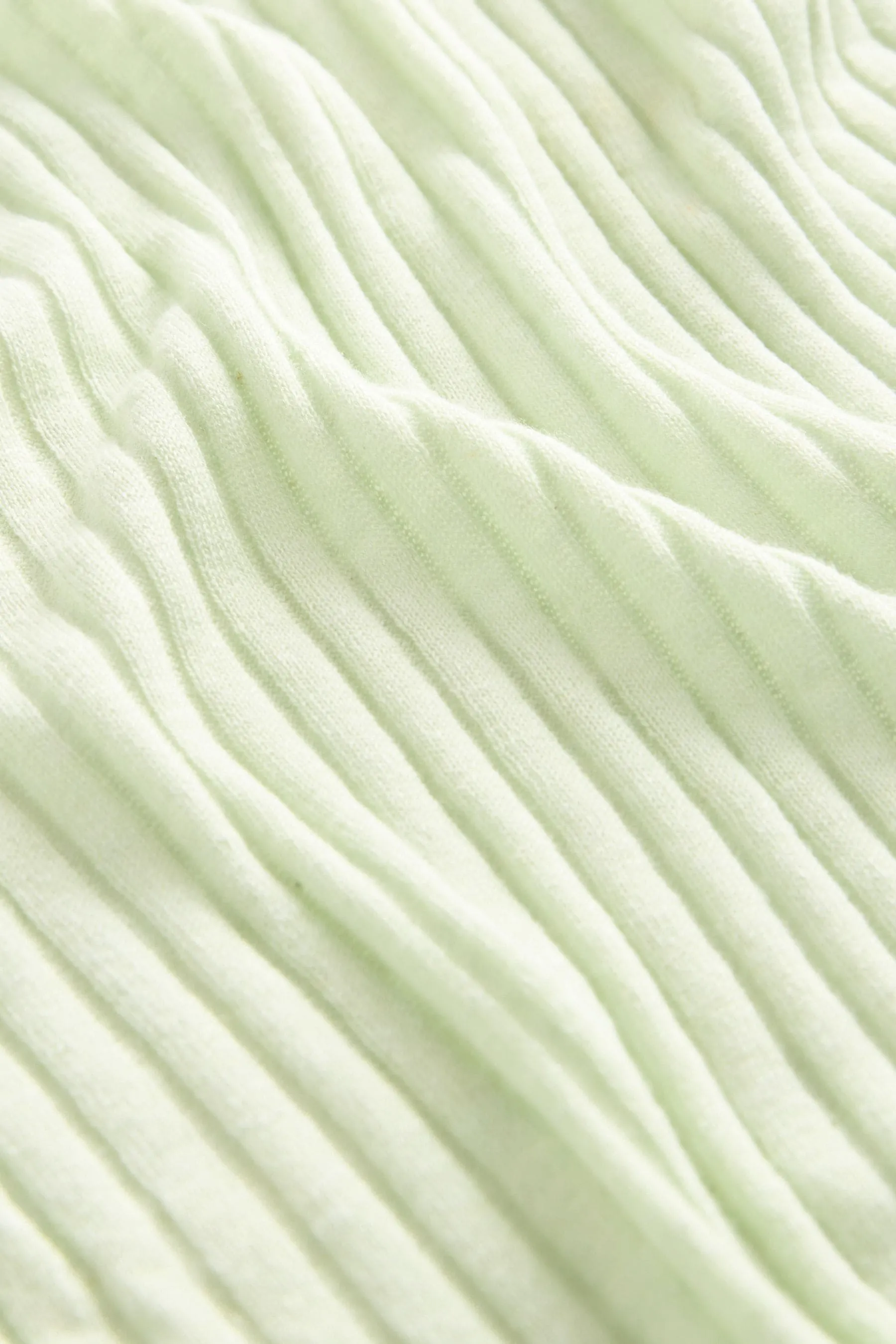 Cardigan lungo in lino a coste