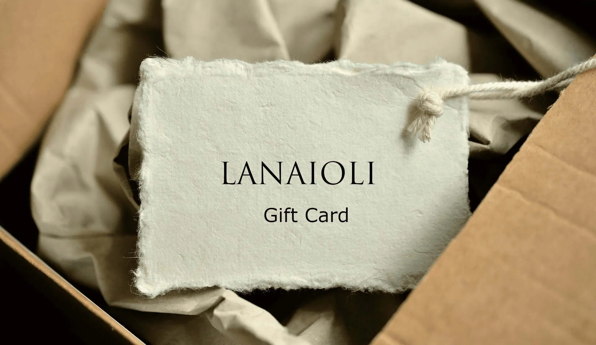 Carta Regalo Lanaioli