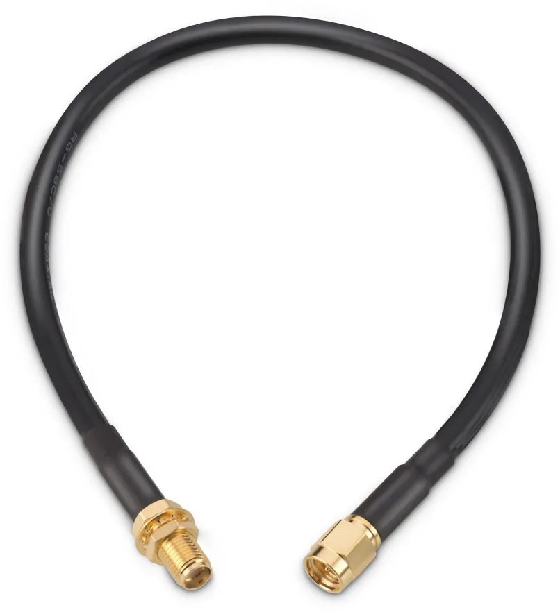 Cavo coassiale Wurth Elektronik RG58, SMA / SMA, L. 304.8mm, 50 Ω, col. Bianco