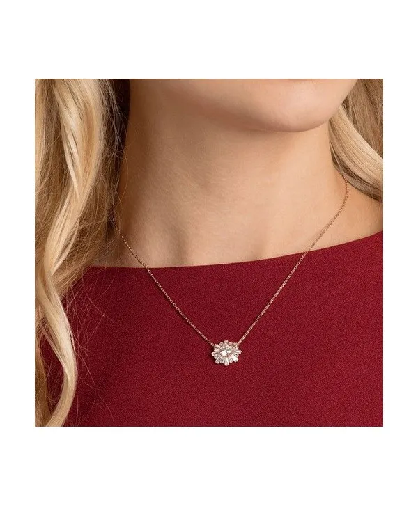 Collana Swarovski Sunshine oro rosa