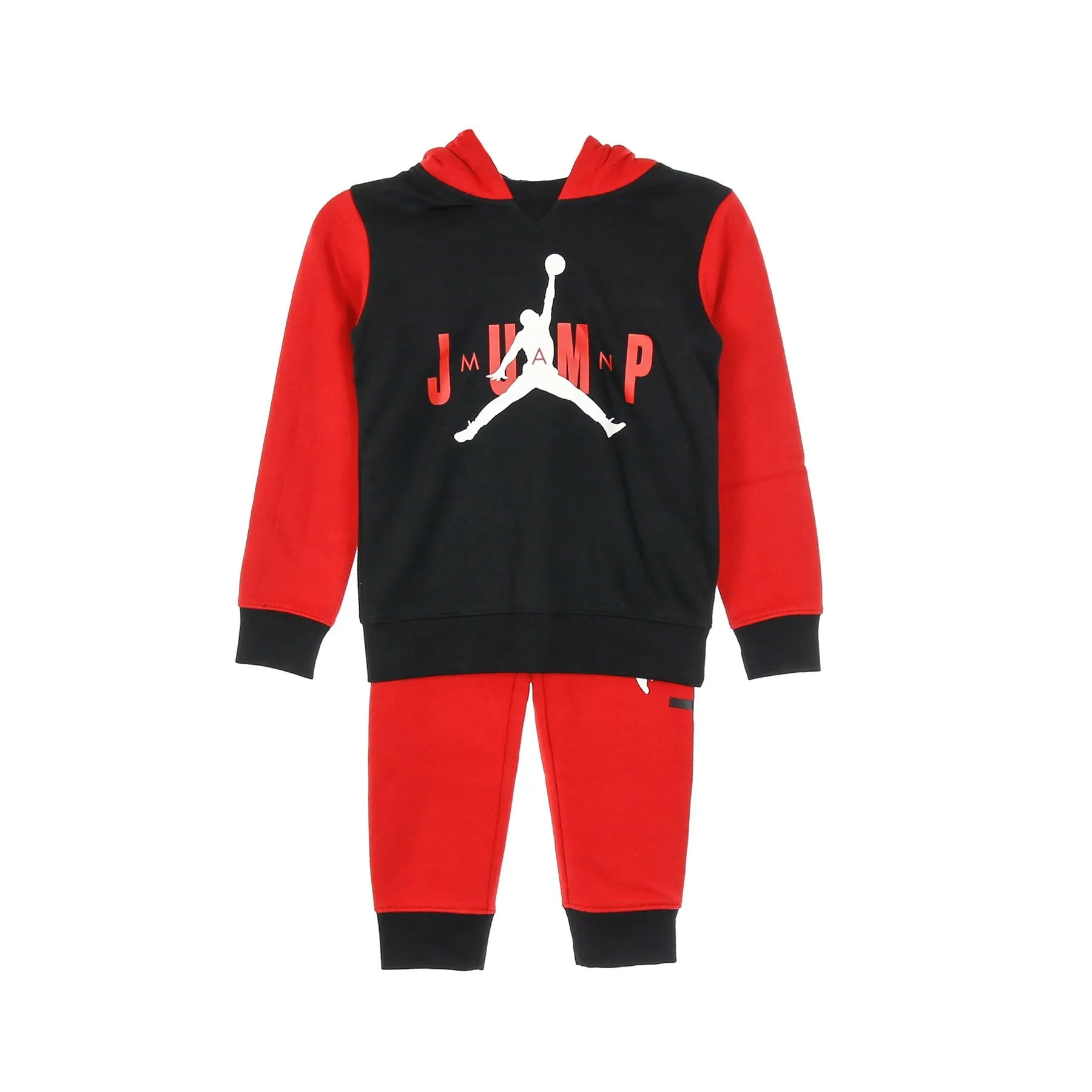 Completo Tuta Bambino Jumpman Sideline Po& Jogger Gym Red