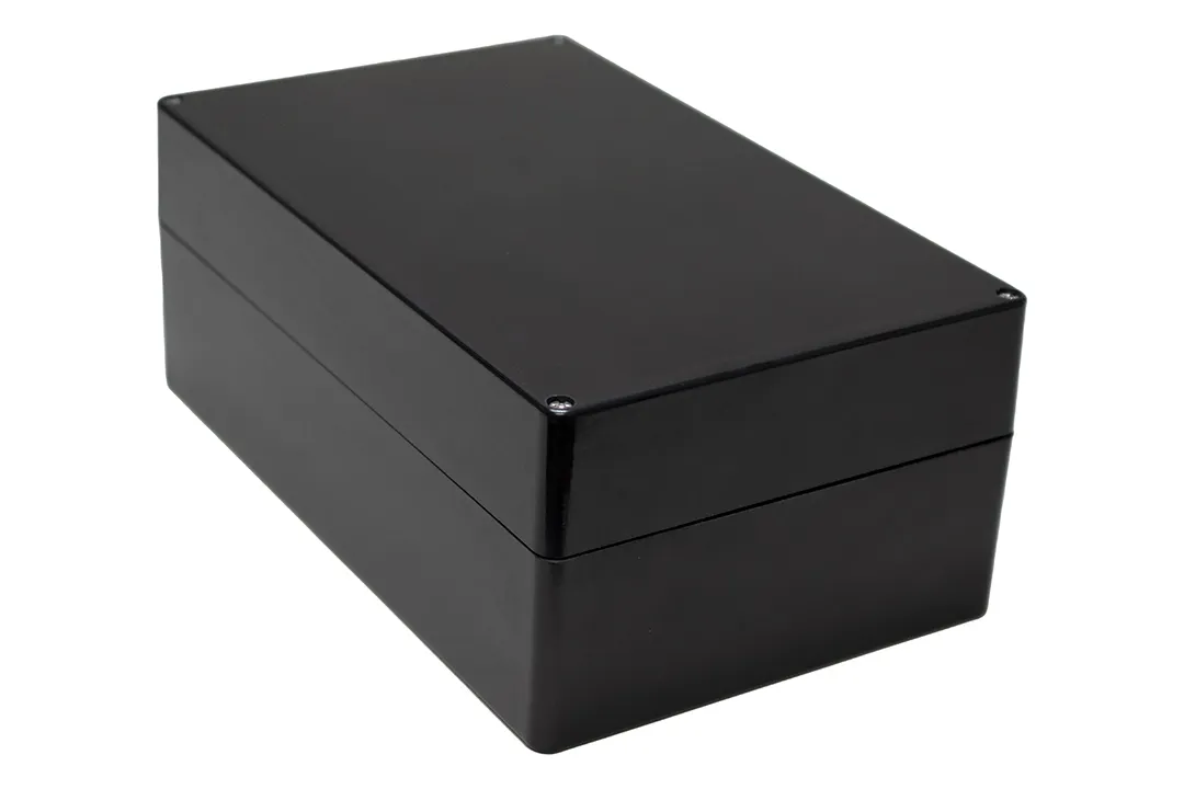 Contenitore Hammond in Poliestrere rinforzata in fibra di vetro 400 x 250 x 161mm, col. Nero, IP66