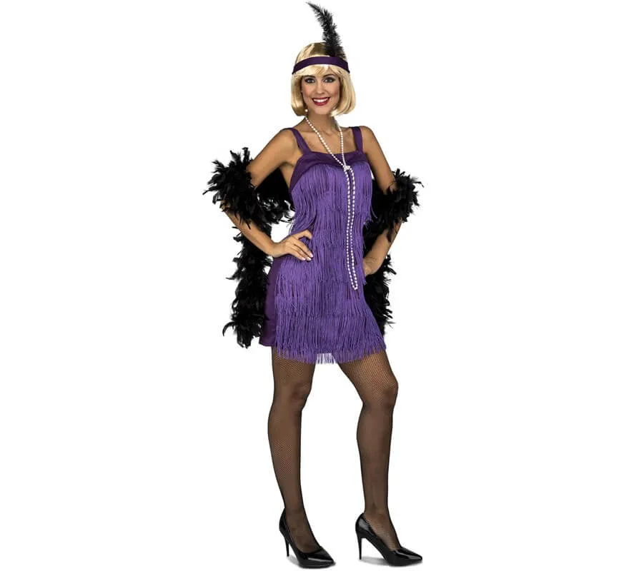 Costume viola charleston per donna