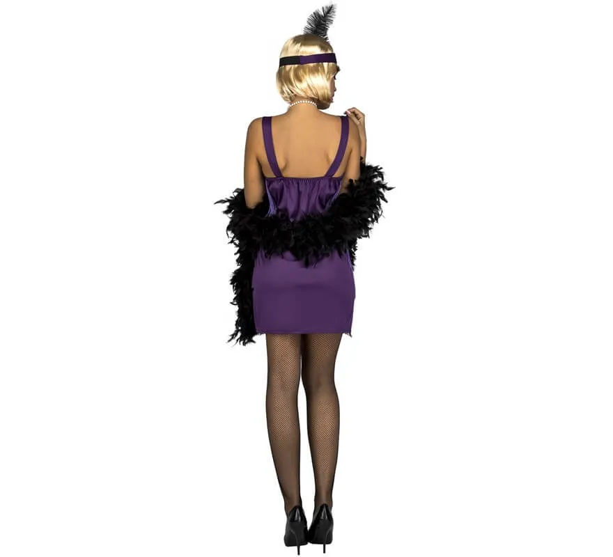 Costume viola charleston per donna