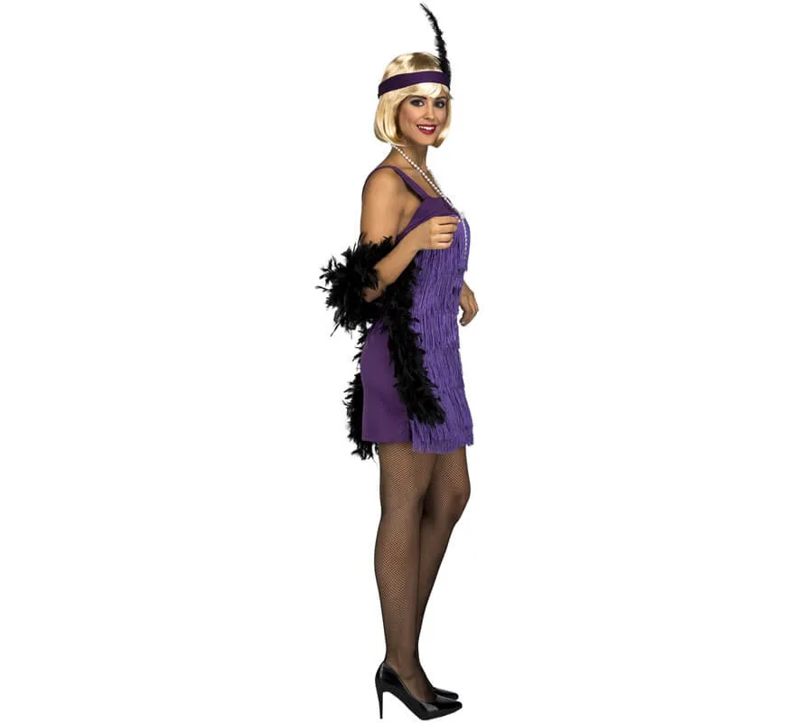 Costume viola charleston per donna