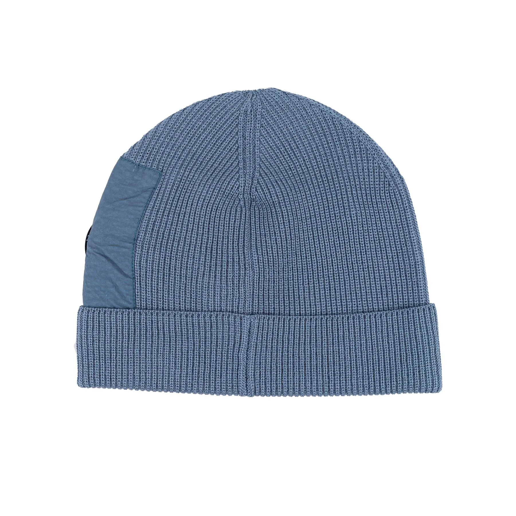 C.P. COMPANY EXTRAFINE MERINO WOOL SIDE LENS BEANIE 