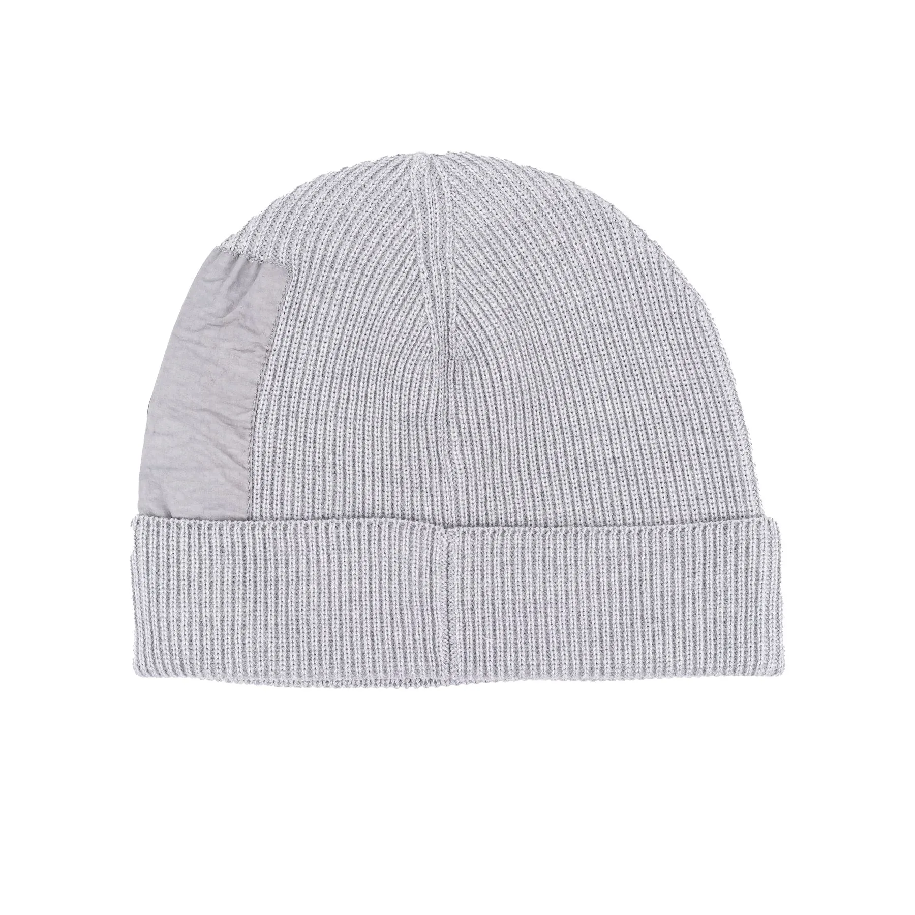 C.P. COMPANY EXTRAFINE MERINO WOOL SIDE LENS BEANIE 