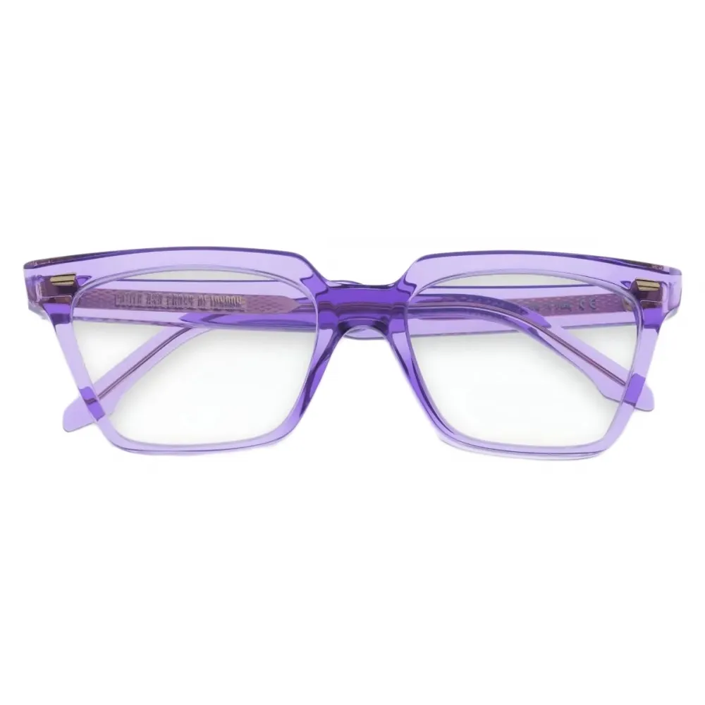Cutler & Gross - 1346 Cat Eye Optical Glasses - Orchid Crystal - Luxury - Cutler & Gross Eyewear