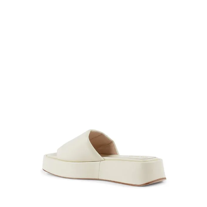 Dee Ocleppo sandali ciabatta crema   