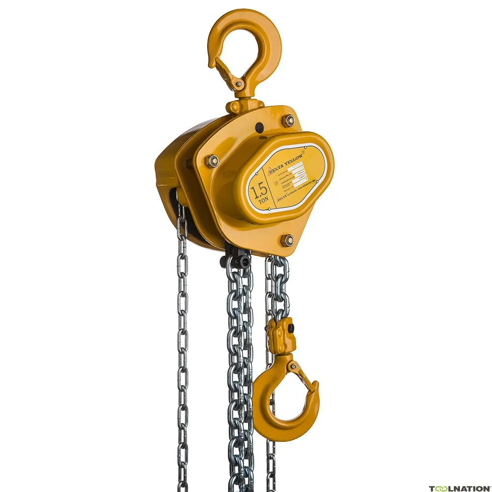 Delta DY.0.04401506 Paranco a catena manuale - 1,5 tonnellate - 6 metri
